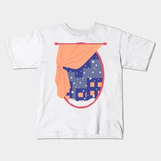 Snowy day Kids T-Shirt